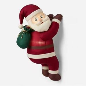 Stable Standing Inflatable Santa Claus with Ropes and Ground Stakes for Windy Outdoor Christmas Garden Yard Decoration - Product Image 4