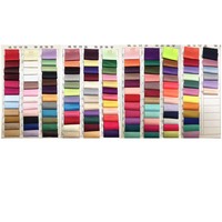 Tela de Satén Gruesa Multicolor de Alta Calidad de 220 g/m² para Vestido de Novia, Vestido de Poliéster con Forro de Satén