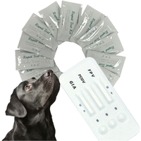 Équipement vétérinaire, kit de test réutilisable pour les anticorps IgG contre le virus de la panleucopénie canine, l'herpèsvirus, le calicivirus, le coronavirus et le toxoplasmose