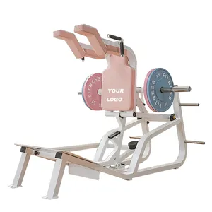 Équipement de gymnastique commerciale, équipement de Fitness, plaque de jambe chargée, presse, force d'entraînement, Power Squat Rack Machine pour femme