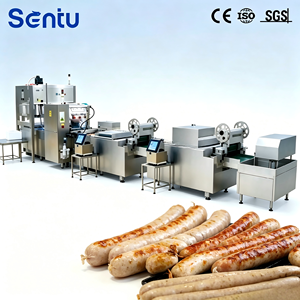Ligne <span class=keywords><strong>de</strong></span> production automatique <span class=keywords><strong>de</strong></span> saucisses <span class=keywords><strong>de</strong></span> <span class=keywords><strong>cheval</strong></span> contrôlée par PLC, 390-640 kg/h, 3,1-5,1 tonnes/jour, fabrication clé en main <span class=keywords><strong>de</strong></span> saucisses <span class=keywords><strong>de</strong></span> viande <span class=keywords><strong>de</strong></span> <span class=keywords><strong>cheval</strong></span> - Product Image 1