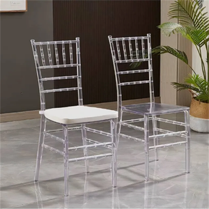 <span class=keywords><strong>Chaise</strong></span> Moderne de Luxe en Polycarbonate Transparent Effet Cristal pour Salons, Salles de Jeux, Banquets, Mariages, Hôtels, Salons de Vie, Villas – Doré - Product Image 5