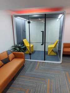 Cabines de bureau modulaires modernes en aluminium pour hôtels, villas, conférences mobiles, hôpitaux, entrepôts et <span class=keywords><strong>musique</strong></span> vocale - Product Image 2