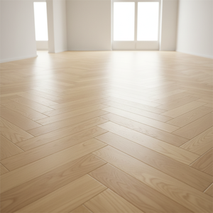 Suelo <span class=keywords><strong>Laminado</strong></span> de Madera con Relieve Brillante OEM, Diseño Espiga, 8mm HDF AC4, Sistema de Click, Fácil de Limpiar, para Hogar, Acabado Brillante - Product Image 1