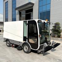 Balayeuse routière professionnelle avec large champ de vision, mini balayeuse de voirie pour camion de voirie