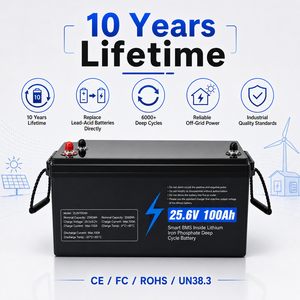 <span class=keywords><strong>แบ</strong></span><span class=keywords><strong>ต</strong></span>เตอรี่ลิเธียม LiFePO4 200Ah 100 24V 25.6V <span class=keywords><strong>แบ</strong></span><span class=keywords><strong>ต</strong></span>เตอรี่แบบชาร์จไฟได้สำหรับการสำรองพลังงานในที่พักอาศัย - Product Image 3
