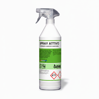 Détergent liquide multi-usages à base de javel Itidet Attivo 12x1 Lt, produit chimique ménager professionnel, best-seller en Italie