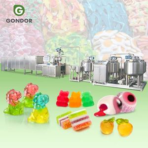 Small Scale <b>Candy</b> De Gomitas Automatic Forming Soft Gummy Maquina Make <b>Machine</b> De Fabrication De Bonbons - Product Image 1