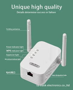 Không dây Wifi Repeater 300Mbps Router Wifi Booster 2.4G WIFI dài phạm vi Extender Wi-Fi khuếch đại tín hiệu Repeater - Product Image 3