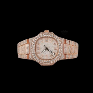 Indian Exporter Moissanite Diamond Quartz Watch Men Luminous Waterproof Sport Business <b>Wristwatch</b> Available For Sale - Product Image 1