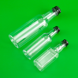 Pet chai rượu vang 25ml nhựa hình dạng chai với nắp trong suốt để đóng gói nước trái cây sữa Soda cà phê nước lỏng dầu - Product Image 1