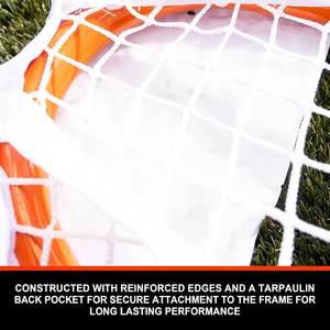 เป้าหมายฝึกซ้อมลาครอส EALER รุ่น 1.5 โครงเหล็กแบบพกพา พร้อมเป้าหมายมุมและตาข่ายเสริมความแข็งแรง สำหรับฝึกซ้อมและฝึกฝน - Product Image 4