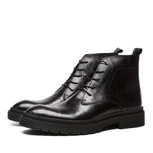 Chaussures Oxford pour hommes britanniques en cuir véritable imperméable, à bout fermé, faites à la main, pour mariage, formelles, décontractées, antidérapantes, avec boucles et sangles - Product Image 1