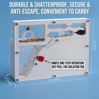 Kit d'apprentissage scientifique Château d'apiculture pour fourmis – Colonies de fourmis vivantes – Jouet éducatif pour enfants