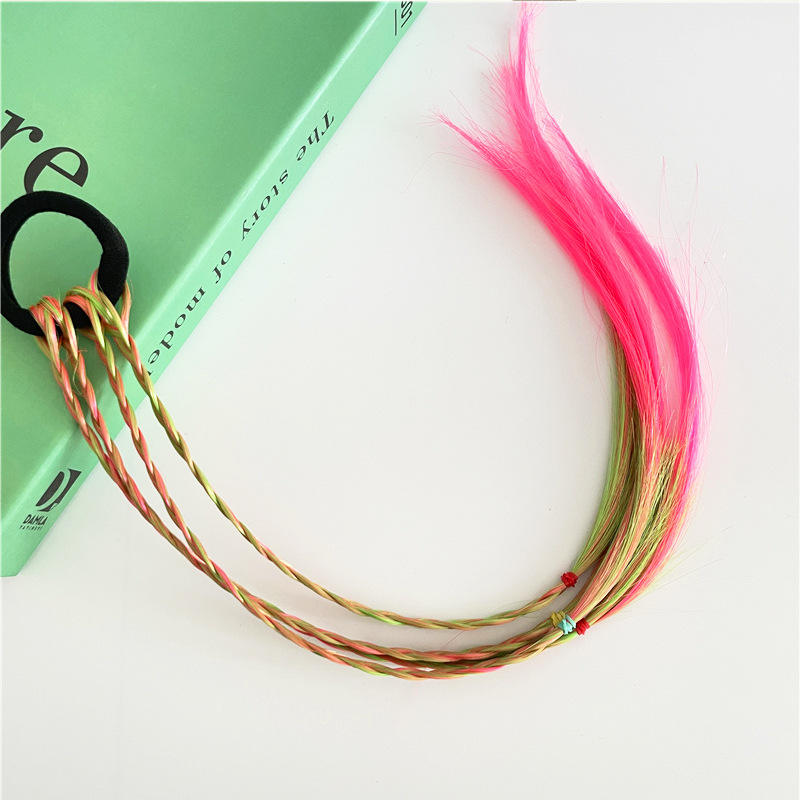 Pink cyan hair bundle