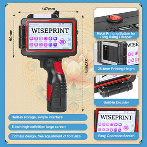 Imprimante jet d'encre <span class=keywords><strong>portable</strong></span> WISEPRINT TIJ <span class=keywords><strong>HP</strong></span>-WP500 à piles 600 dpi pour codes de date d'expiration, <span class=keywords><strong>prix</strong></span> de gros - Product Image 4