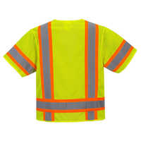 Chaleco de Seguridad Reflectante de Alta Visibilidad Clase 2, Chaqueta de Manga Corta con Cinta Reflectante, Malla Transpirable, Logotipo Personalizado, Ropa de Trabajo