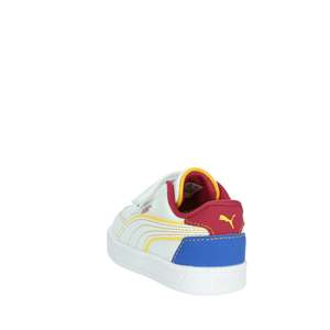 Zapatillas Puma para Niños, Blancas, Amarillas y Azules, con Tiras, Estilo Casual - Product Image 2