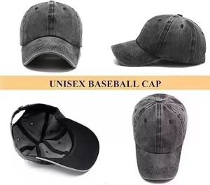 Unisex 100% Cotton 6-Panel Sport <b>Hat</b> New Design Distressed Baseball Cap Adjustable Strap Custom Embroidery Logo Terry Checked - Product Image 4