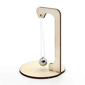 Modèle en bois du pendule de Foucault pour expériences scientifiques, jouet éducatif STEM pour étudiants - Product Image 3