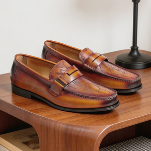 <span class=keywords><strong>Mocassins</strong></span> en cuir pour hommes de haute qualité, légers, respirants, antidérapants, pour le bureau et les occasions décontractées - Product Image 2