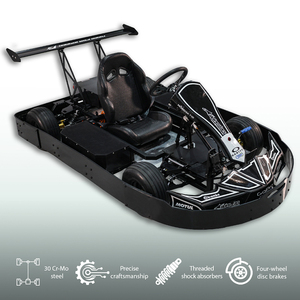 Vortkart de Fábrica: Go Kart Eléctrico de Carreras para Exteriores, <span class=keywords><strong>Karting</strong></span> de Derrape de Cuatro Ruedas 2000W 60km/h para Adultos - Product Image 3