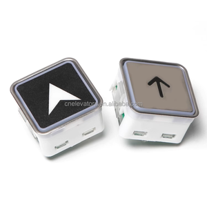 PB-12 thang máy nút vuông push <span class=keywords><strong>button</strong></span> LED chiếu sáng cho các bộ phận thang máy - Product Image 1