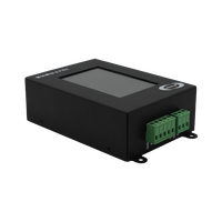 Contrôleur LED DMX512 RGB/RGBW en aluminium avec fonctions programmables pour une utilisation en extérieur, design écologique