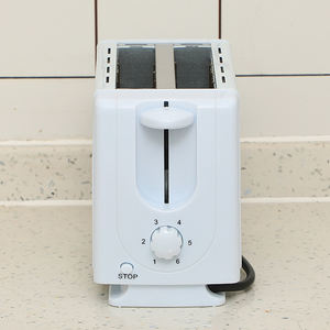 Grille-pain électrique numérique 2 fentes 650W pour usage domestique avec fonction de sortie automatique - Product Image 5