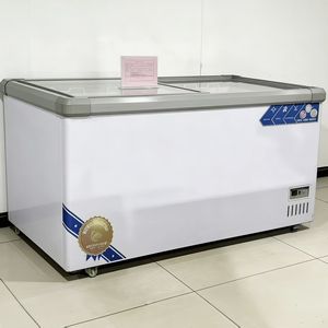 Congélateur coffre 289L, grand congélateur domestique polyvalent à réfrigération et congélation, double usage, pour la conservation des aliments - Product Image 4