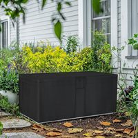 Housse de protection extérieure robuste en tissu Oxford, imperméable, anti-UV, anti-neige et anti-poussière, pour table de brasero de jardin et coffre de rangement de terrasse