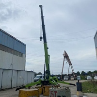 Grue araignée électrique/diesel Sipaite 10 tonnes avec système hydraulique, commande à distance, hauteur de levage 21 m et portée 19 m