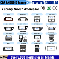 Alle Auto-DVD-Player-Rahmen für TOYOTA COROLLA Armaturenbrett-Einbaurahmen-Kits Auto-Bildschirmrahmen Auto-Android-Rahmen Auto-Radio-Rahmen