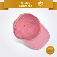 Casquette de baseball 6 panneaux en pur coton, avec lettres, strass scintillants, paillettes et patchs 3D appliqués, fabrication OEM personnalisée directe usine