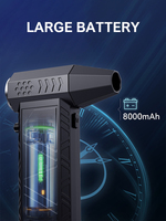 Ventilador Portátil de Alta Velocidad X9 Turbo, Potente, de Larga Duración, Multivelocidad Ajustable, Recargable, para Exteriores y Camping
