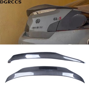 สปอยเลอร์หลังคาร์บอนไฟเบอร์ทรง PSM สำหรับรถยนต์ซีรีส์ G25 G35 G37 แบบ 4 ประตู ปี 2007-2014 ทำจากคาร์บอนไฟเบอร์ (ไม่ใช้ได้กับรุ่น STC) - Product Image 2