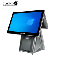 Fabricante All One, Sistema de Punto de Venta con Pantalla Táctil de 15.6 Pulgadas, Sistema de Caja Registradora para Supermercados, Venta al Por Mayor