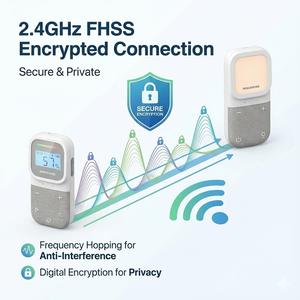 Monitor de Audio Digital para Bebés de Marca Privada Más Vendido, No Requiere WiFi, Transmisión Segura, Alcance de 300 Metros, con Modo de Vibración - Product Image 5