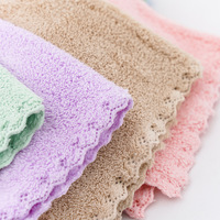 Vente en gros d'usine, chiffons de nettoyage en microfibre pas chers / serviettes de table 30x30cm, torchons de cuisine en microfibre