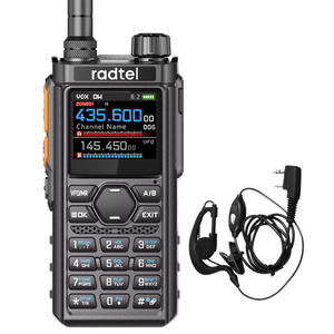 Radtel RT-910 Radio portable NOAA AM FM pour spectromètre radio 45-59Mhz Talkie-walkie 960 canaux 10W de puissance de sortie Analyse de bande interne - Product Image 1