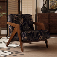 Canapé modulaire chinois de luxe fait main, fauteuil inclinable confortable avec repose-jambes, mobilier moderne de loisirs pour salon et restaurant en bois massif