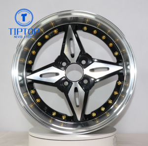 15 pollici deep dish cerchi PCD 4x100 giappone ruote per la vendita CB 73.1 tunning disegno di vendita caldo in america latina - Product Image 1