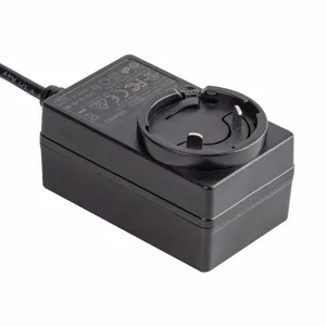 Au us uk adaptador dc ac dc, adaptador de tomada da ue 12w 24w 36w 1a 2a 3a 4a 5v 9v 12v 15v 18v 24v 36v fonte de alimentação 12v 2a adaptador intercalável