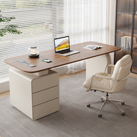 Bureau d'ordinateur de luxe pour patron, en panneaux de haute densité, avec tiroir en MDF, table de toilette pour chambre à coucher