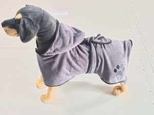 New Microfiber Dog <b>Bath</b> Towel Absorbent <b>Pet</b> Bathrobe for Large and Small Dogs Cats Fleece Cotton Grooming Body Wrap Stocked - Product Image 2