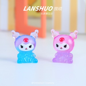 ตุ๊กตาเรซิ่นการ์ตูน Lanshuo ขนาดเล็ก สีสันสดใส พร้อมพวงกุญแจเรืองแสง ของสะสม ของเล่นศิลปะ รูปแบบ 3 มิติ งานประติมากรรมนามธรรม ฤดูใบไม้ผลิ 2026 - Product Image 2