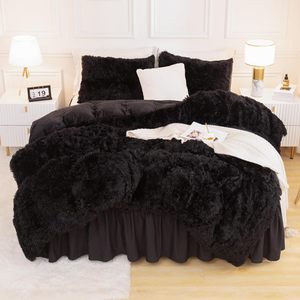 Sang trọng xù xì sang trọng mềm Faux Fur <span class=keywords><strong>Comforter</strong></span> TIE DYE bong bóng thiết kế thoáng khí cho nhà và khách sạn nhà máy nhà sản xuất - Product Image 3