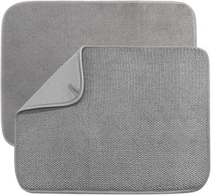 Tapis de comptoir de cuisine moderne en microfibre 40x50cm, très absorbant, écologique, réutilisable, pour sécher la vaisselle et l'essuyage de la table à la maison - Product Image 1