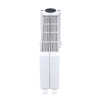 Radiateur électrique portable multifonctionnel pliable contrôlé à distance/Wi-Fi, ventilation au sol par convection, protection contre la surchauffe