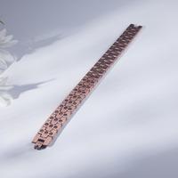Bracelet de charme magnétique 4-en-1 en cuivre rouge antique pour la thérapie de santé, vente en gros de bijoux pour hommes